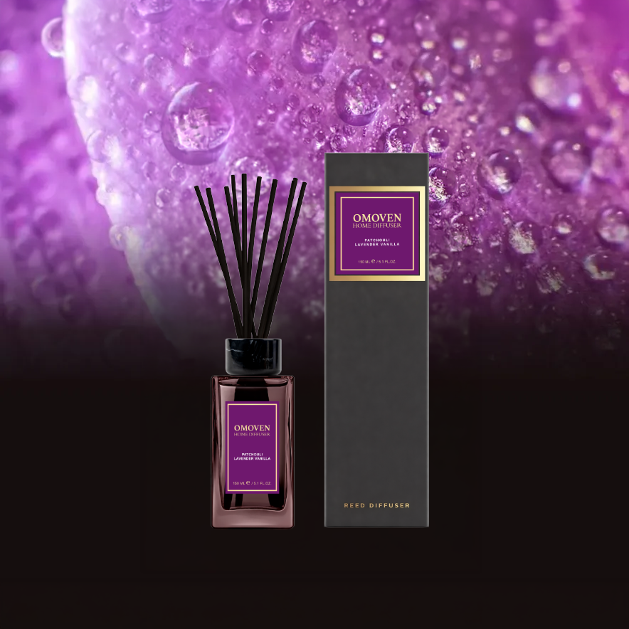 OMOVEN Patchouli Lavender Vanilla Reed Diffuser